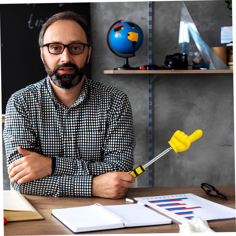 LALAFINA 2pcs Indicator Stick Teacher Must Haves Elementary Pointers for