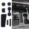 TOPINSTALL Gray 7PCS Console Liners Compatible with 2023-2026 Chevy Silverado/GMC