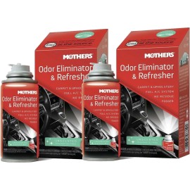 Mothers 06810 Odor Eliminator & Refresher, Unscented - 2 PACK