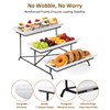 Yedio 3 Tier Serving Tray Set 14 Inch Porcelain Tiered