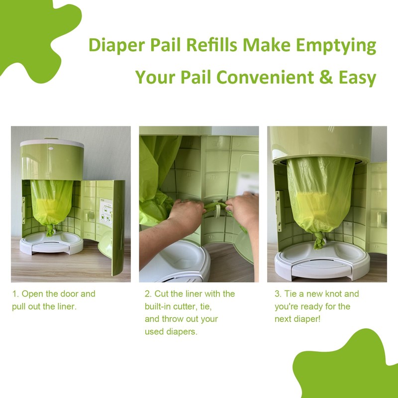 USBOO Refills Compatible with Dekor Plus Diaper Pail | 4