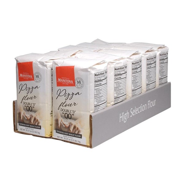 Mantova Flour Double 0, Size 2.2 lb (pack of 10)