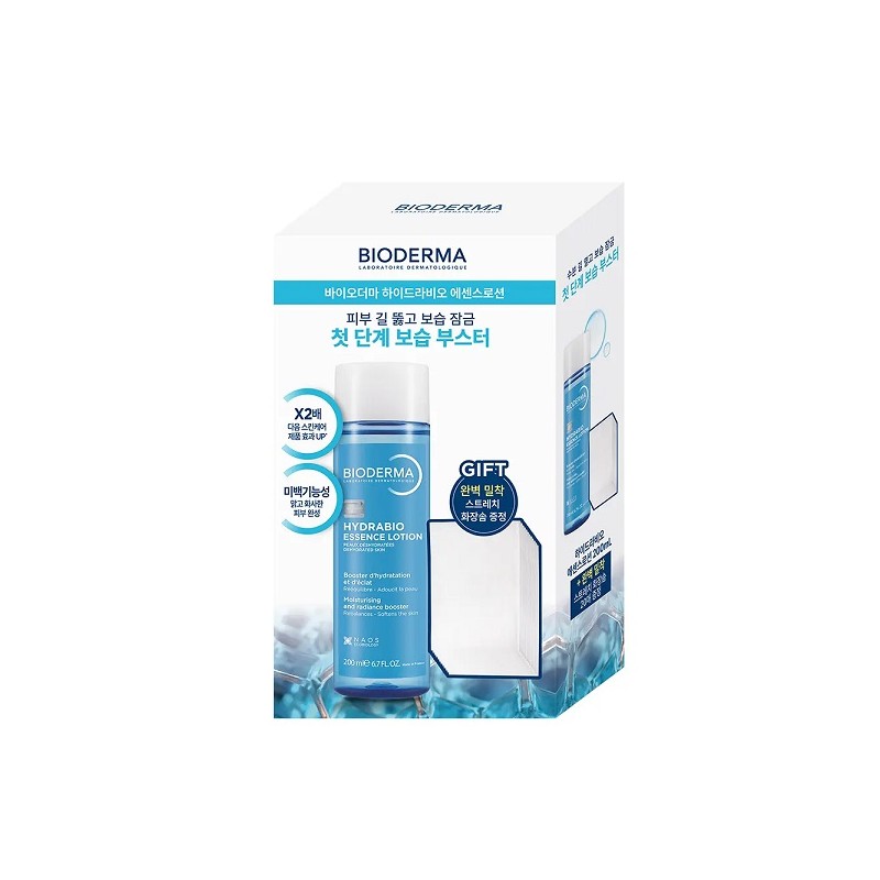 Bioderma Hydrabio Essence Lotion 200ml special (+stretch cotton pad) /