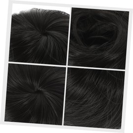 SAFIGLE Synthetic Hair Chignon Wig Khaki Hairpiece for Chic Messy Bun Updos High Temperature Easy to Use for Volume and Fullness for Daily Wear