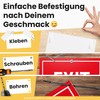 DankeDir! Exit exit sign, 30 x 20 cm, gift idea,