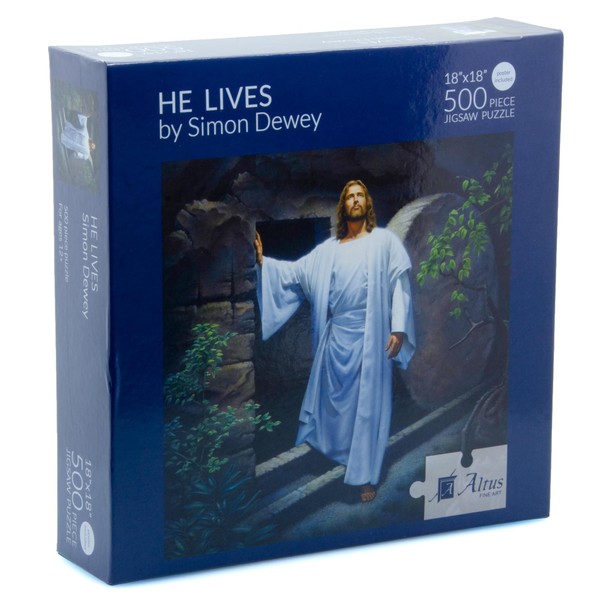 Jesus Standing Outside Tomb 500 Piece Christian Easter Jigsaw Puzzle