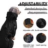SGSPET Waterproof Pet Raincoat, 4 Legs Design with Leash Hole