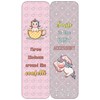 Creanoso Unicorn Bookmarks Cards Series 4 - Happiness Kindness Success