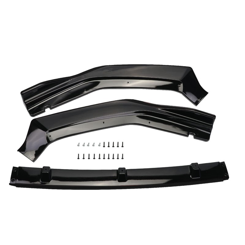 Glossy Black Front Bumper Lip Spoiler FIT 2020–2021 Nissan Sentra