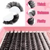 DIY Eyelash Extensions Set, Fluffy Volume Eyelashes, Individual False Eyelash