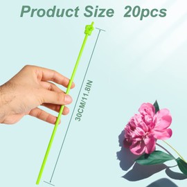 20pcs Mini Hand Pointers, Plastic Mini Teacher Pointers Finger Pointer Sticks Small Classroom Pointer Finger Stick for Kids Primary Kindergarten Teaching Reading (Macaron Color, Transparent)