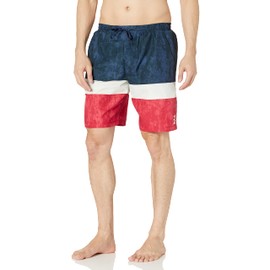 TYR Shoreline Swell - Bañador para Hombre, Shoreline Swell - Bañador para Hombre, Rojo, Blanco, Azul, XX-Large