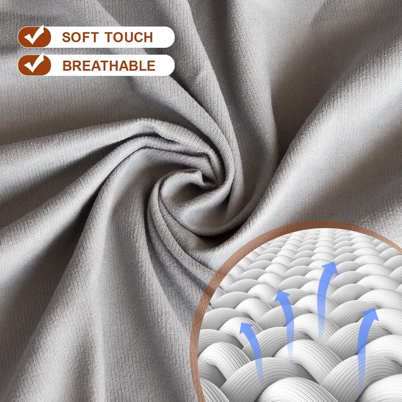 Eqivei Pack of 2 Covers for Massage Table with Hole,