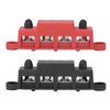 2Pcs Power Distribution Block, 250A DC 48V 4 Termina Marine
