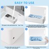 lunakind Ultrasonic Jewelry Cleaner Eyeglass Cleaner with 450ml Capacity: Pod