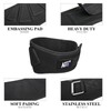 Meida Fitness Weightlifting Back Support for Men and Women, Black