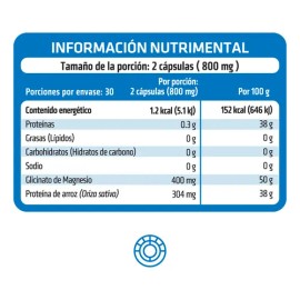 Healthaddiction Glicinato De Magnesio 400mg Cápsulas