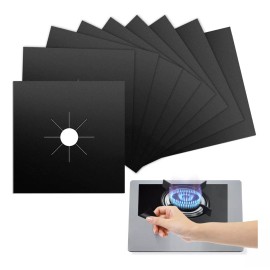 Kirotla 8pcs Fundas Para Quemadores De Estufa Liner Limpieza Rápida