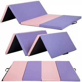 BestMassage Gymnastics Mat Gym Mat Foldding Lightweight Tumbling Mat 2 Inches Thick Fitness - CM