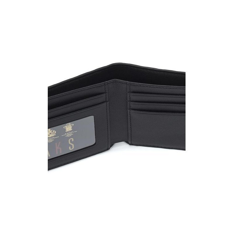 Daks (신세계강남점)DBWA1F374 LOUIS블랙 음각패턴 소가죽 반지갑 (DBW A1F374) LOUIS Black