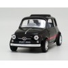 Kinsmart 1/24 FIAT Fiat 500 Pull Back Car (Black)