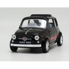 Kinsmart 1/24 FIAT Fiat 500 Pull Back Car (Black)