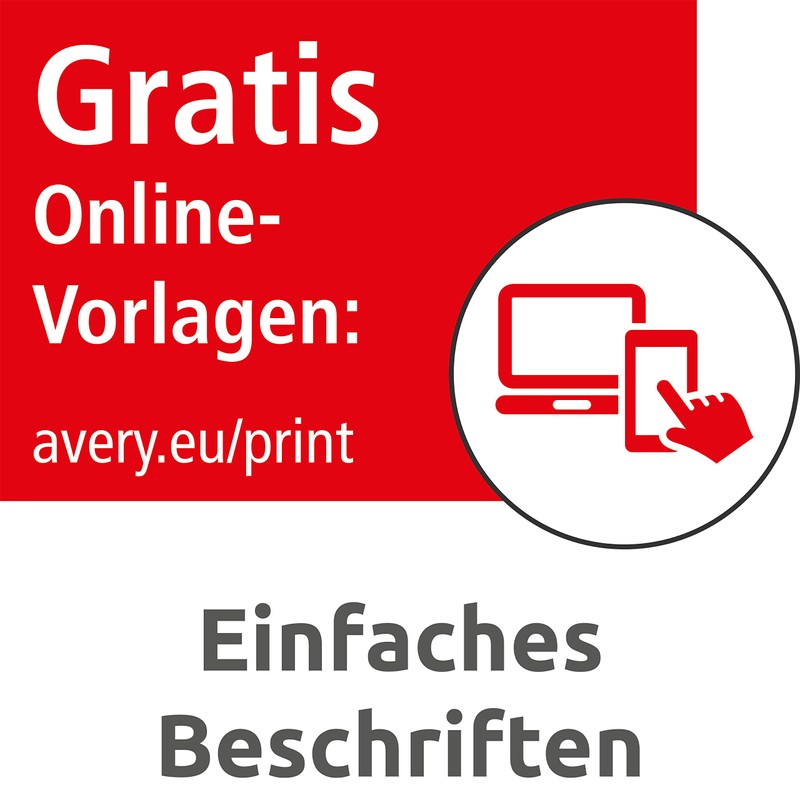 Avery Zweckform L4761-25 Folder Labels for Wide Folders Short e.g.