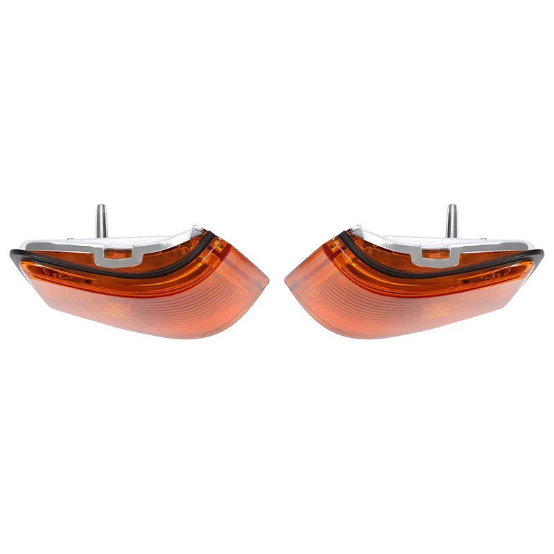 HECASA Amber Marker Lights Lens Compatible with 1987-1988 Oldsmobile Cutlass