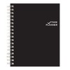 Blueline Undated Task Planner, Duvet Laminated Cover, Black, 9.25" x