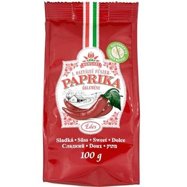 Hungarian Sweet Paprika (100g) in Strong Paper Bag, Imported from Kalocsa, Hungary