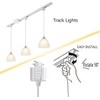 Kiven 3-Lights H-Type Track Light, Dimmable Track Mount Pendant Lighting