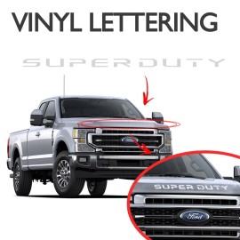 Fenzer B2G1 2023-2025 For Ford F-250 F-350 F-450 SUPER DUTY Hood Vinyl Chrome Letters