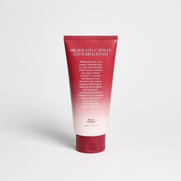  Milk Touch Plum Vita Capsule Cleansing Foam 300ml /
