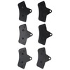 6PCS Brake Pads Low Noise Aging Resistant Consistent Braking Replacement