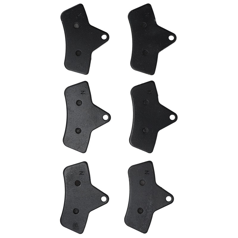 6PCS Brake Pads Low Noise Aging Resistant Consistent Braking Replacement