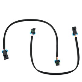 Michigan Motorsports Premium Oxygen Sensor Harness 24" Long Fitment for LS2 LS3 LS7 2005 to 2013 C6 Corvette and 2010 to 2013 Camaro Front Sensor Applications (2)