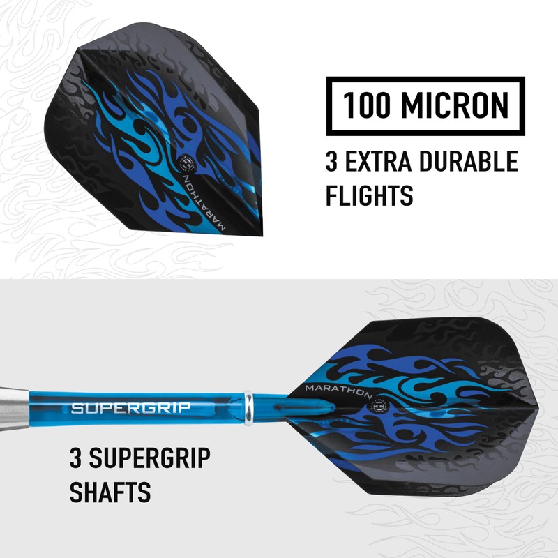 Harrows Blaze Inox Darts | Steel Tip Darts set with
