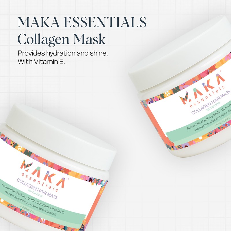 Maka Essentials - Collagen Nutrition Mask - moisturizes - shines
