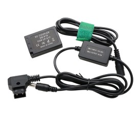 HangTon V-Mount D-TAP a LP-E17 - Batería para cámara Canon EOS R8 R10 RP T6s T6i T7i X8i SL2 800D 9000D, 8V DR-E18