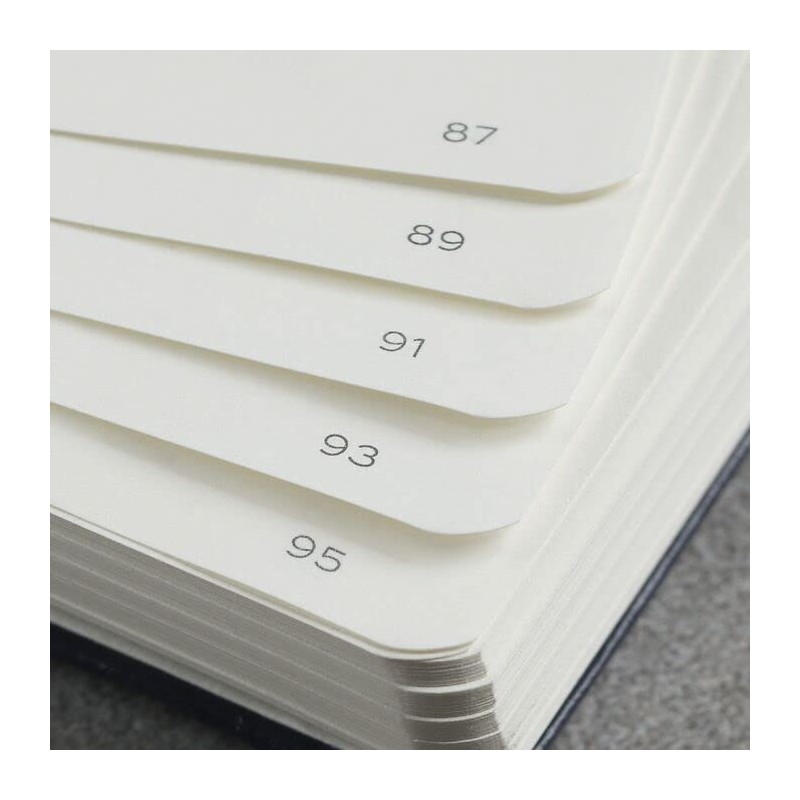 LEUCHTTURM1917 - Notebook Hardcover Pocket A6-187 Numbered Pages for Writing