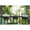 Dahey Metal Iron Hanging Flower Pots for Railing Fence Hanging