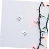 Operitacx 50pcs Outdoor Christmas Lights Hooks Metal Clips for String