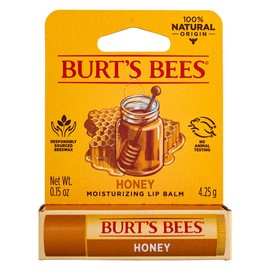 Burt's Bees Bálsamo labial hidratante de miel 0.15 oz (paquete de 4)