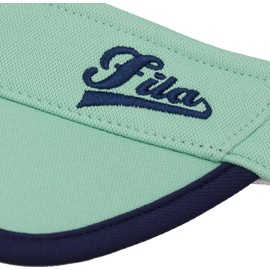FILA TENNIS FDZEL0093 Women's Tennis Visor, Sun Visor, Absorbent and Quick Drying, UV Protection, Light Green 5557