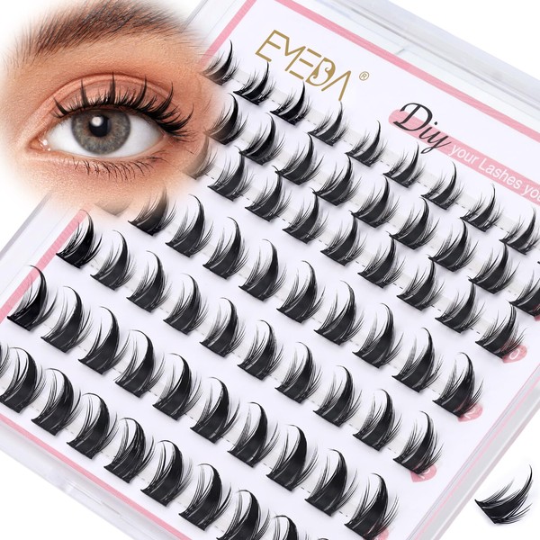 EMEDA Manga Lashes Cluster - Anime Lashes D Curl Lash