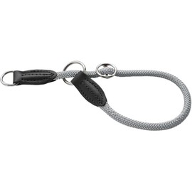 HUNTER Freestyle EIBY Dressage Collar Grey Size 30/XS-S Fully Adjustable Soft Thumb Material with Pull Stop Robust and Durable Ideal for Training and Walks in Wind and Weather