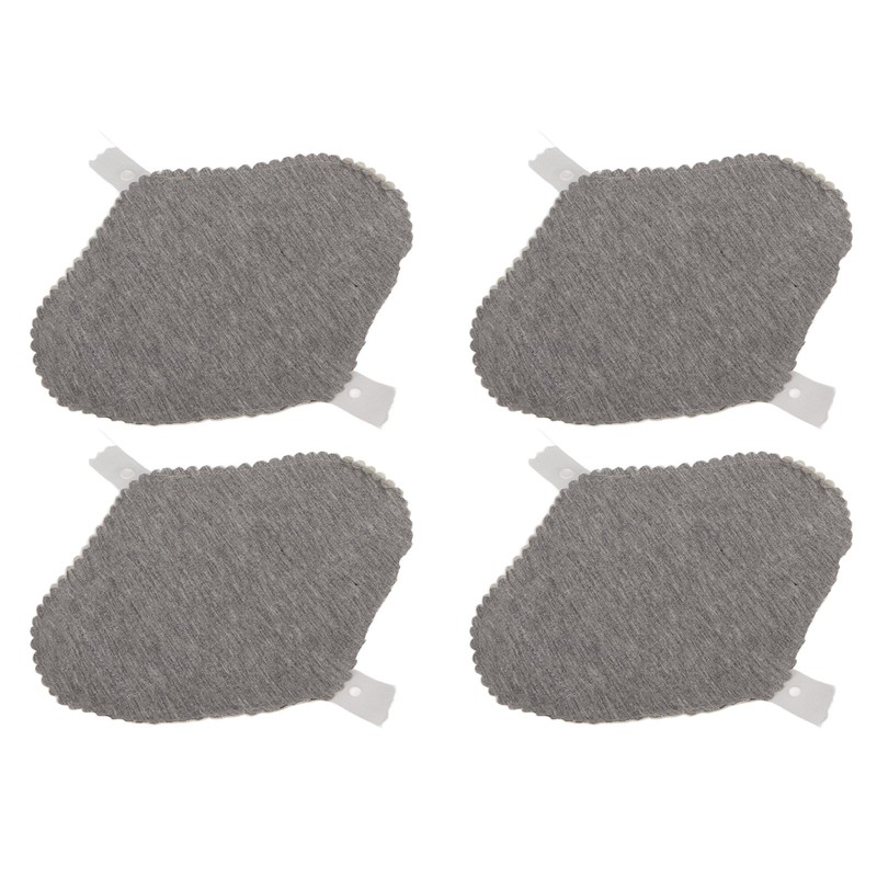 4PCS Washable Feminine Pads Gray Graphene Leakproof Breathable Reusable Sanitary