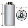 Goodman CAP050450440CT Replacement - 45 + 5 uf/Mfd 370/440 VAC