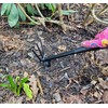 Mivos Double Hoe for the Garden with Triangle Steel –