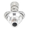Kadimendium 3 Way Quick Coupler Quick Connect Air Hose Splitter